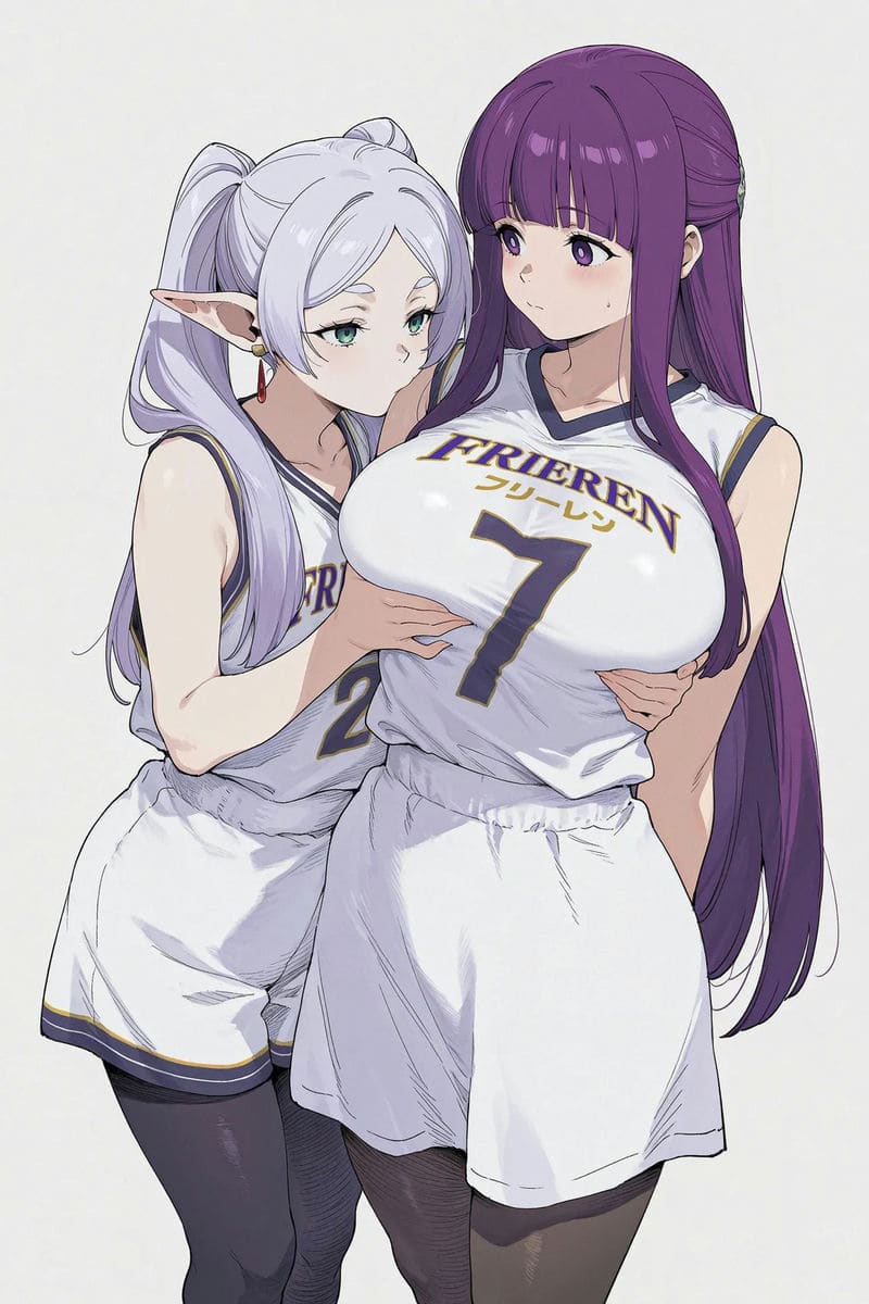 ฟรีเรนกับเฟิร์นเล่นบาสเก็ตบอล